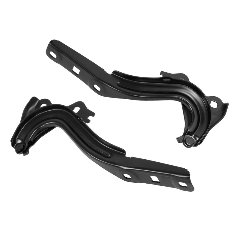 Hood Hinges Primed Black Left & Right Pair Set for Chevrolet Cruze 2016-2019