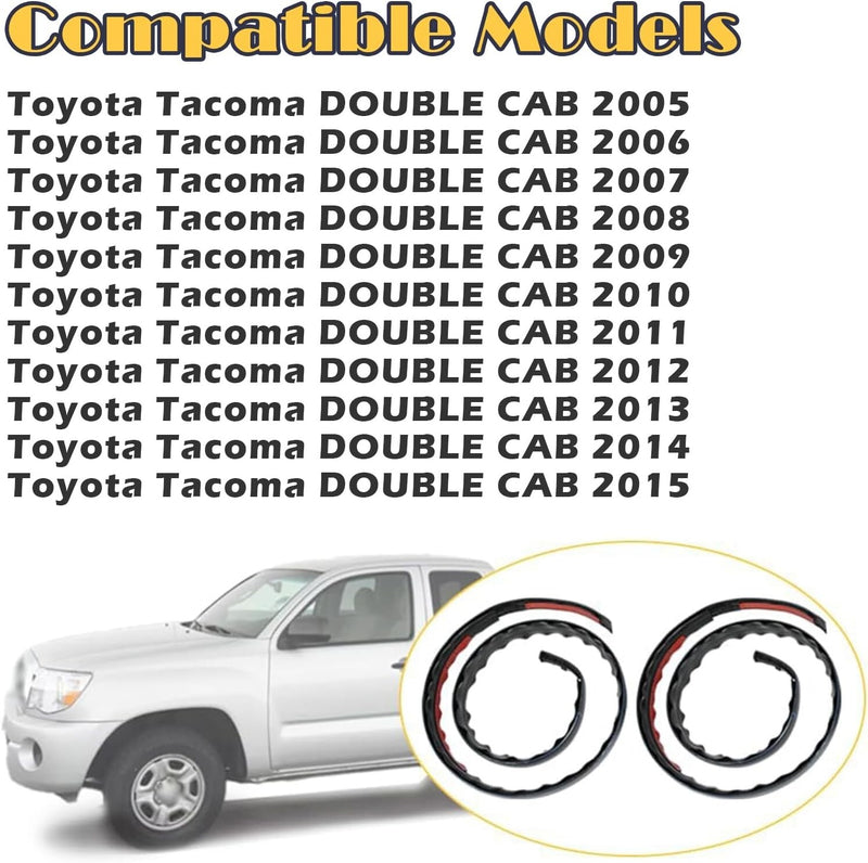 2005-2015 Toyota Tacoma Double Cab Roof Drip Molding RH LH 75551-04063 2PCS