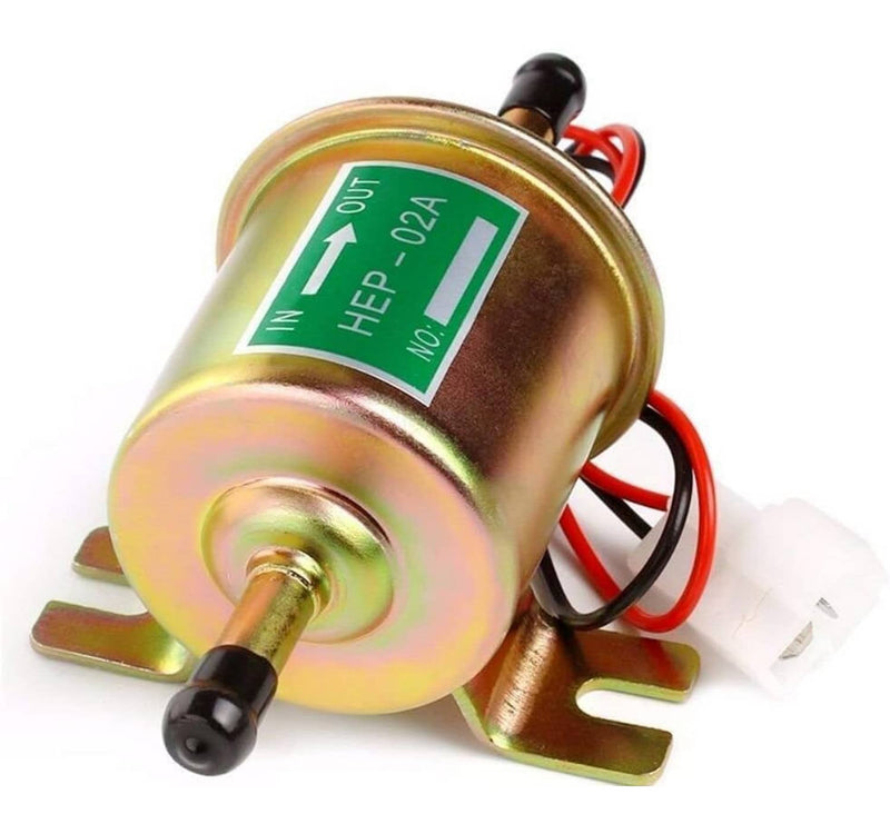 HEP-02A Inline Fuel Pump 12v Electric Transfer Low Pressure Gas Diesel Pump
