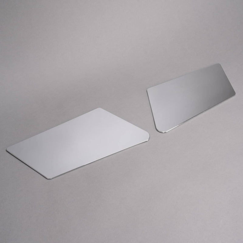 DURAFORCE Fender Chrome Headlight Hood Trim Set Left Right Side for Volvo VNL 2004-2015