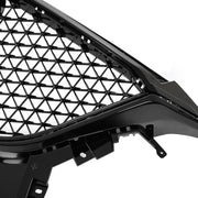 DURAFORCE 15 Honeycomb Upper Grille Bumper Assembly Set for Mazda 3 Axela 2014-2016 Black