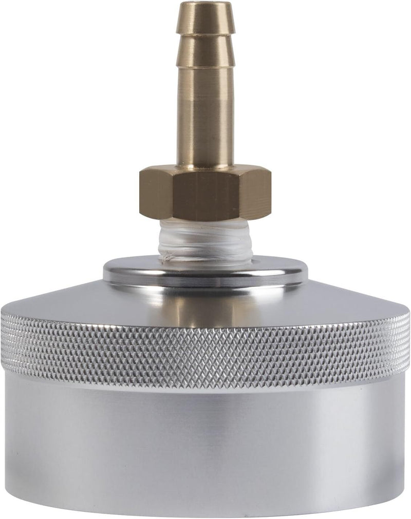 Extended Run Gas Cap Adapter With Brass Hose for Yamaha EF2000is EF1000is Silver
