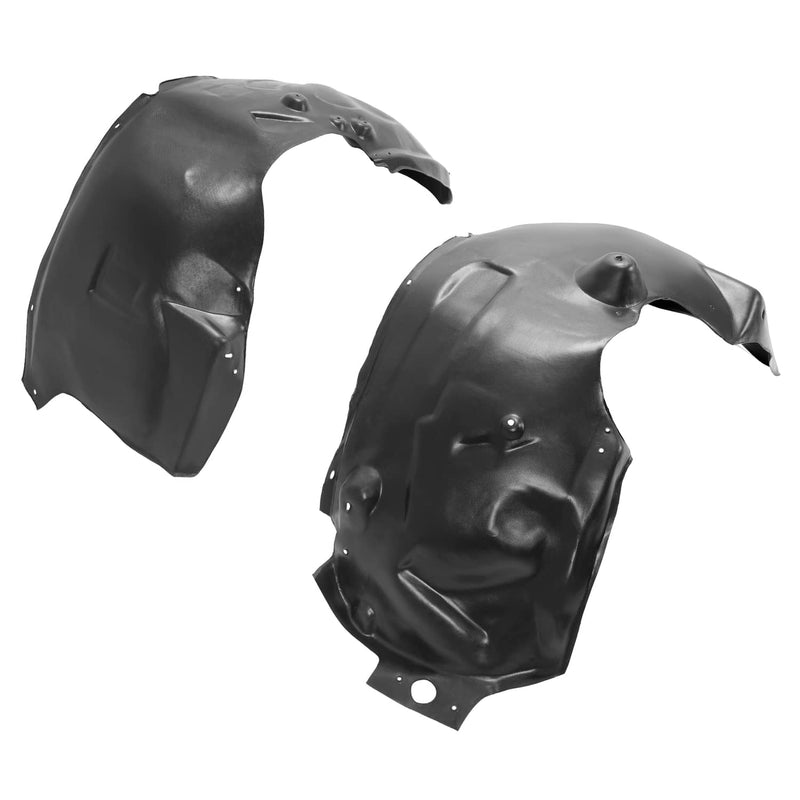 DURAFORCE Front Inner Fender Liner Set PE Black For Ford F-250/F-350 Super Duty 2011-2016
