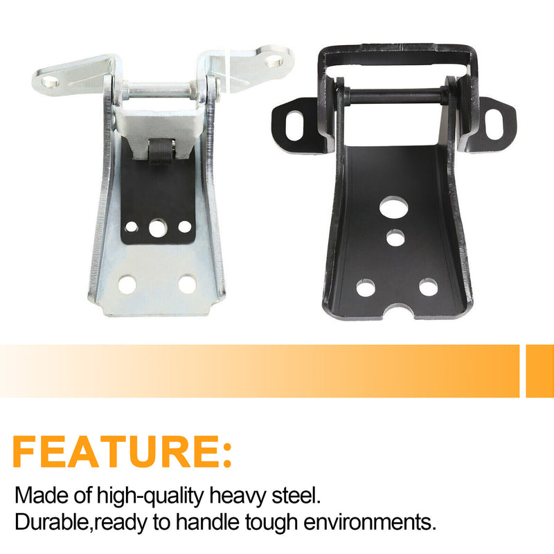 Door Hinge Upper Lower Left Right for Bronco F150 F250 Ranger 80-96 Pair Set