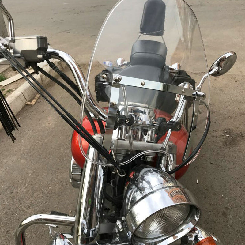 Detachable Windshield Windscreen for Harley Dyna Softail Sportster XL 883 1200