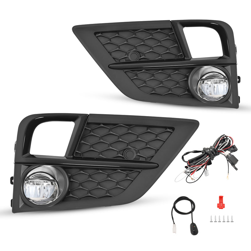 LED Fog Lights Front Bumper Driving Lamps With Bezel for Honda Odyssey 2018-2020