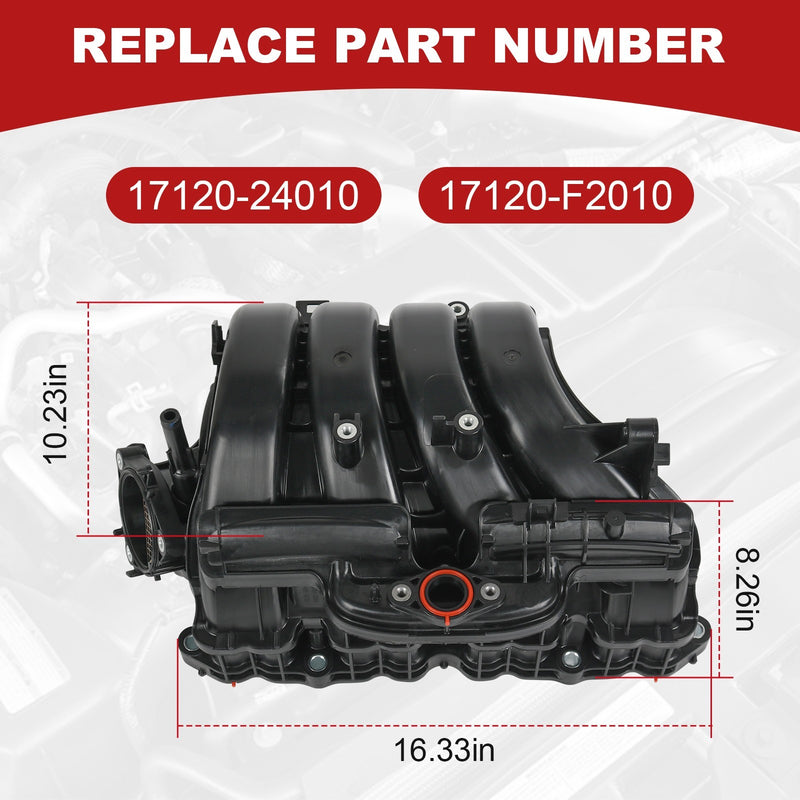 17120F2010 Engine Intake Manifold for Toyota Corolla SE XSE 2.0L 2019-2023