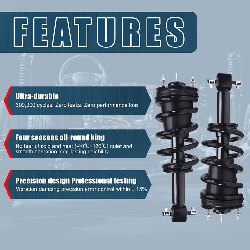 Front Rear Shock Struts w/ Magneride for Cadillac Escalade Tahoe GMC 2007-2014