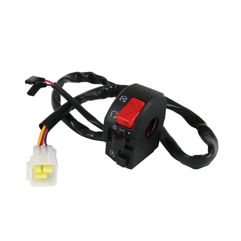 7/8" Handlebar Horn Turn Signal Fog Light Controller Switch for Motorcycle