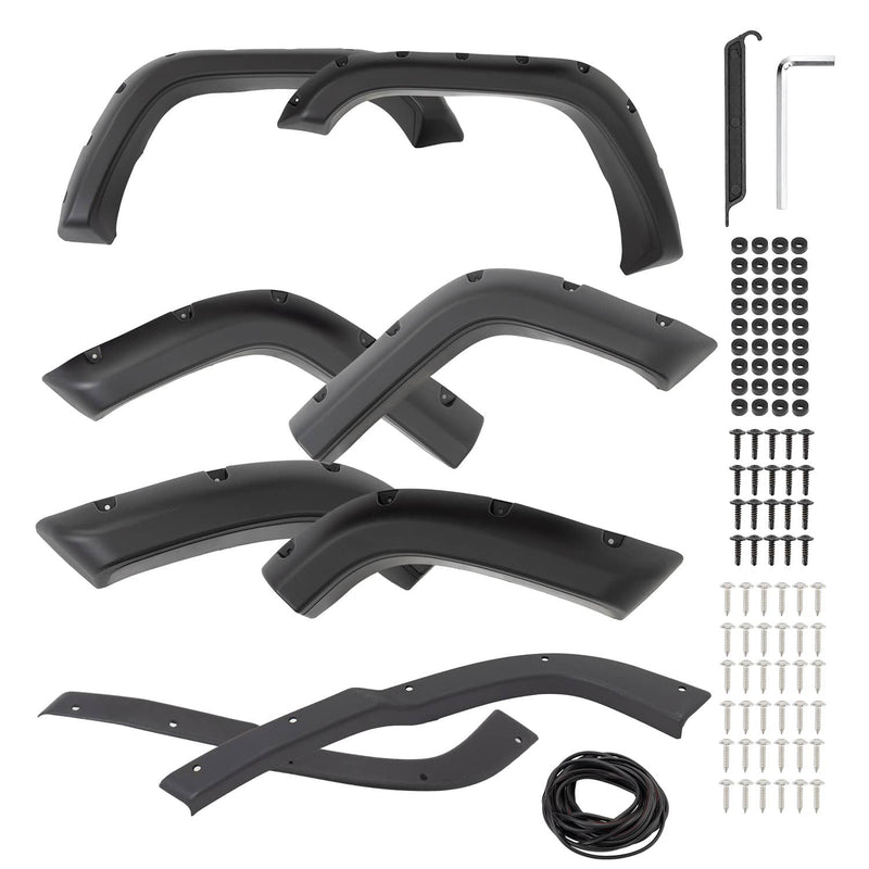 Fender Flares Kit Front Rear for Jeep Cherokee XJ 4DR 1984-2001 Sport Utility