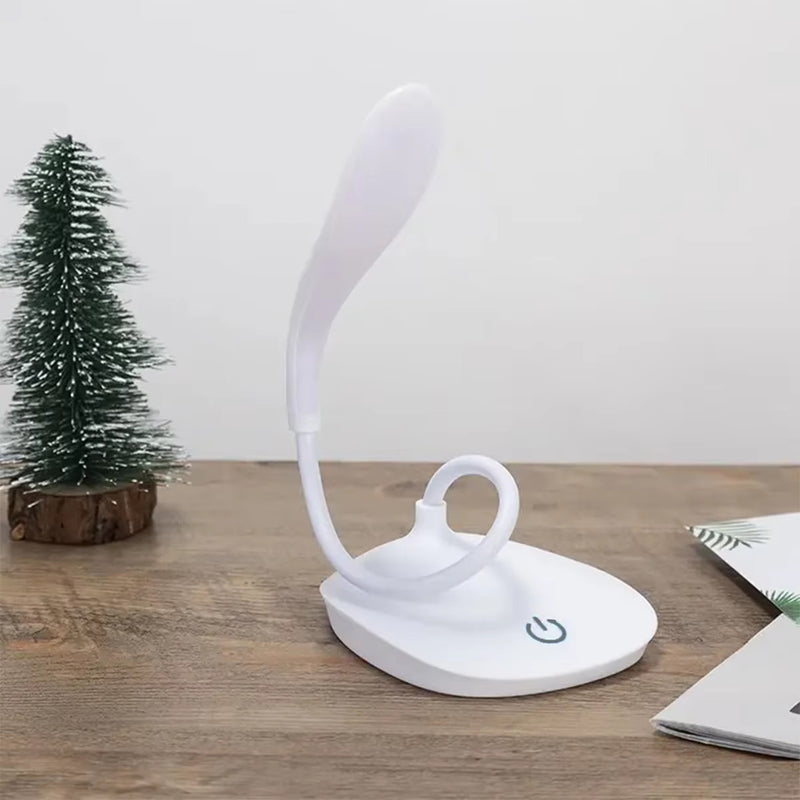 USB LED Desk Light Dimmable Bedside Reading Lamp Rechargeable Touch Control