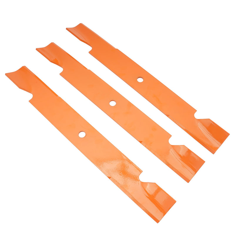 3Pcs Deck Blades for Hustler 60" Raptor SD Replaces 793794 794685 Orange