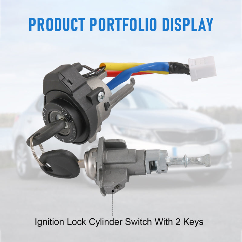 Ignition Lock Cylinder Switch w/ Keys for Kia Optima 2011-2015 Rio 2013-2017