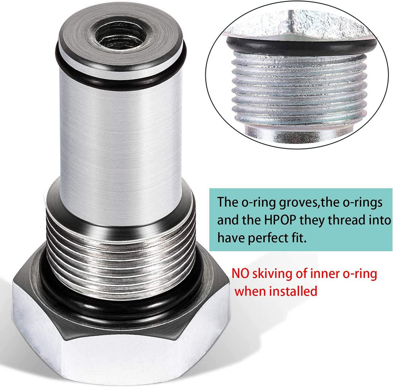 High Pressure Oil Pump IPR Air Test Fitting Tool for Ford 6.0L Powerstroke