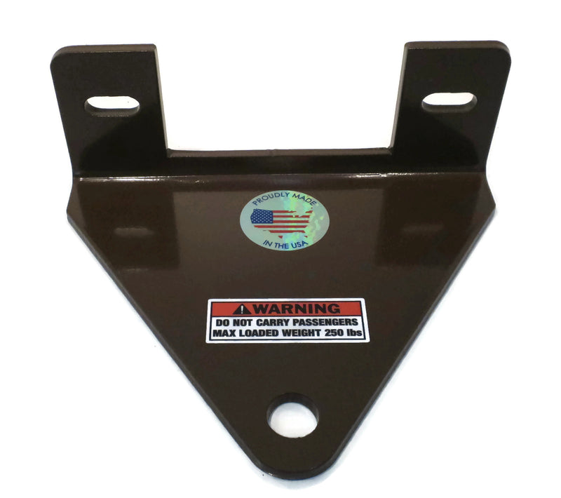 Heavy Duty Trailer Hitch for Grasshopper Front Mount Dual Tail Wheel ZTR Mower