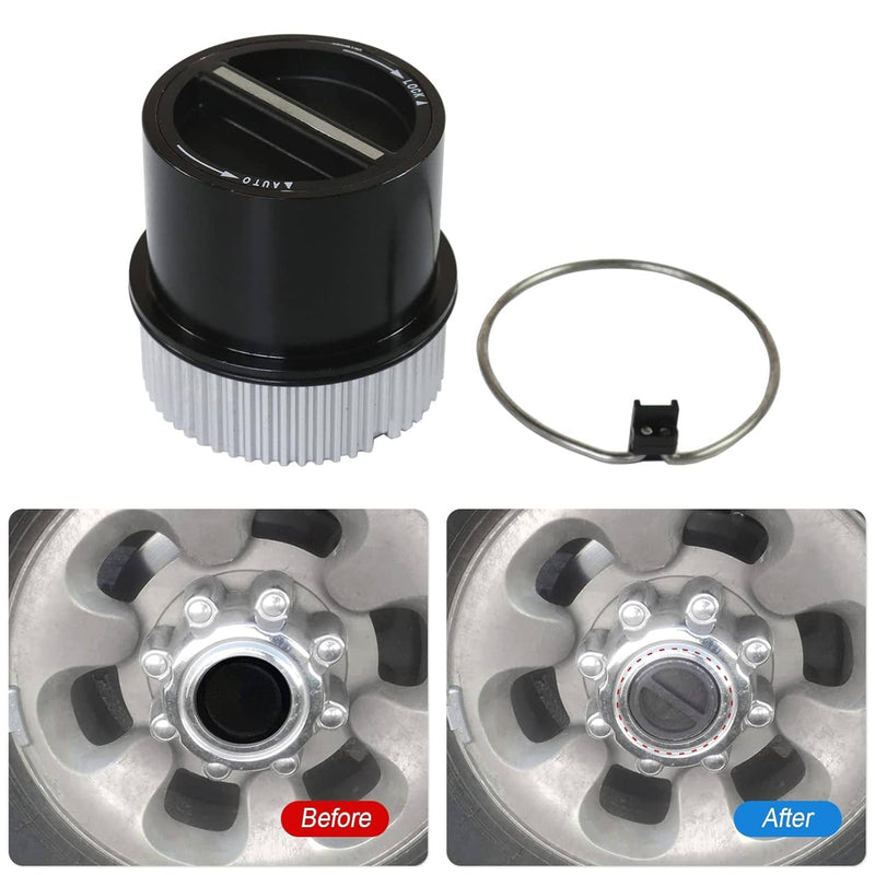 2 Pcs 4x4 Front Auto Locking Hub for Ford F250 F350 F450 F550 Super Duty 1999-20
