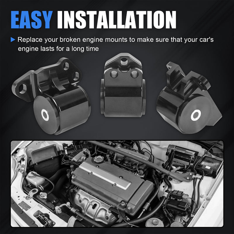 Engine Motor Mount Conversion Swap Kit for Honda Civic EG 1992-1995 D B