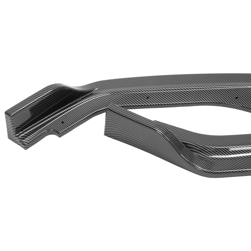 Carbon Fiber Color Front Bumper Lip Splitter for Infiniti 2018-24 Q50 Luxe Base