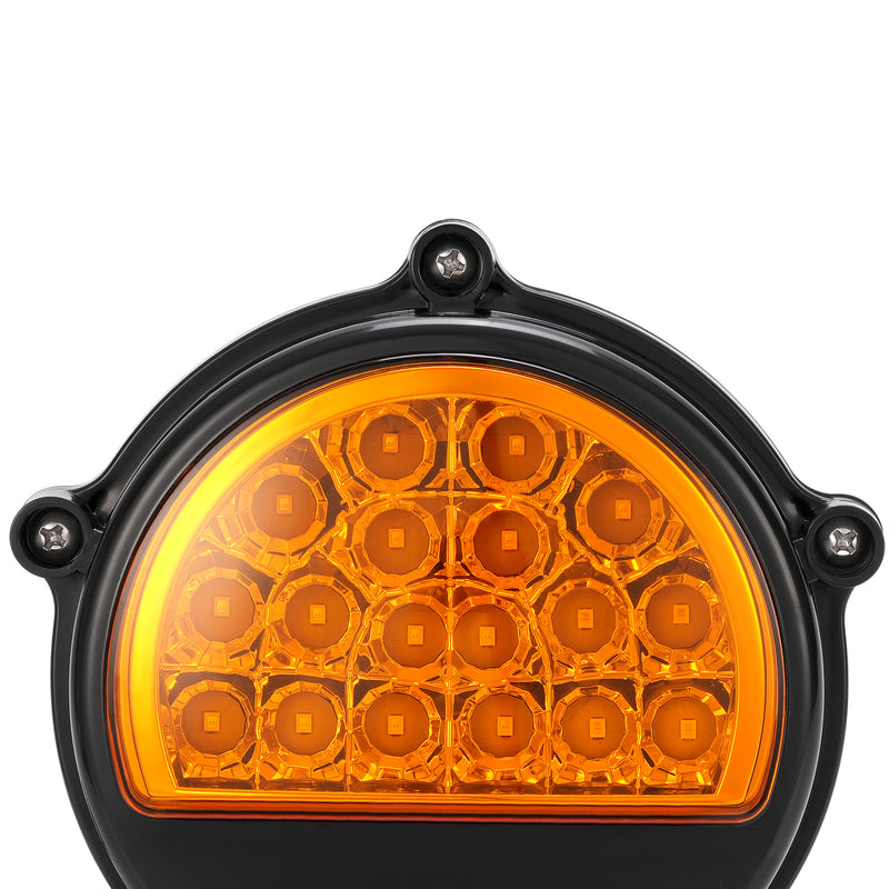 12422957 Yellow Lens LED Front Turn Signal Light for Humvee M35 M998 Trucks