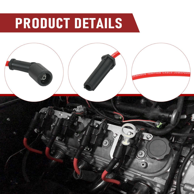 HEI Distributor with Wire Set for Chevrolet Inline 250 230 292 GMC L6 78-85