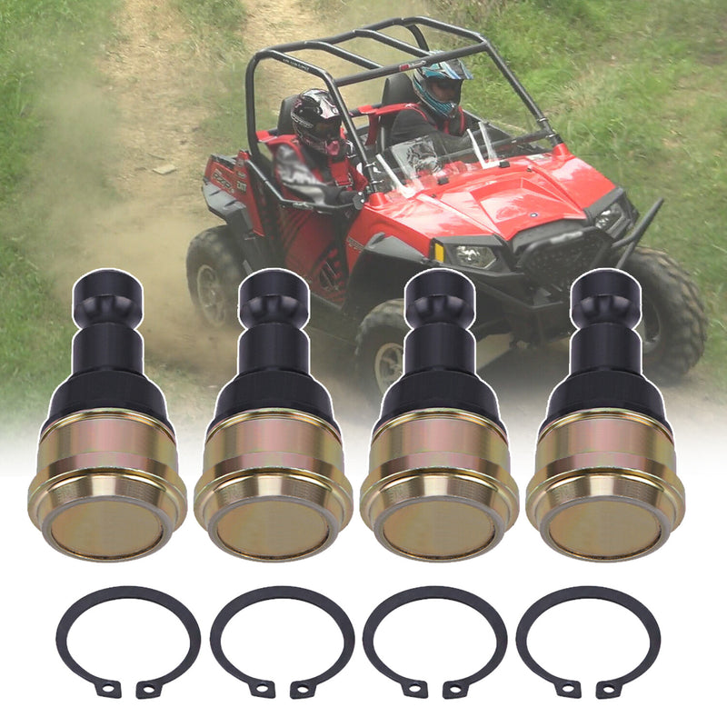 Front Ball Joints Upper Lower for Polaris RZR 570 800 All Models 4 Pack