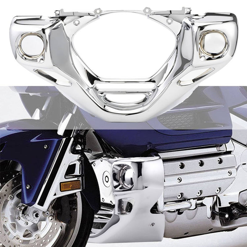 Engine Front Cowl Cover for Honda Goldwing GL1800 GL-1800 2001-11 Chrome