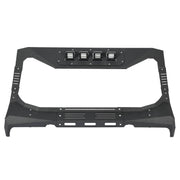 DURAFORCE Steel Armor Windshield Frame Cover Visor Cowl w/LED for Jeep Wrangler JK 2007-18