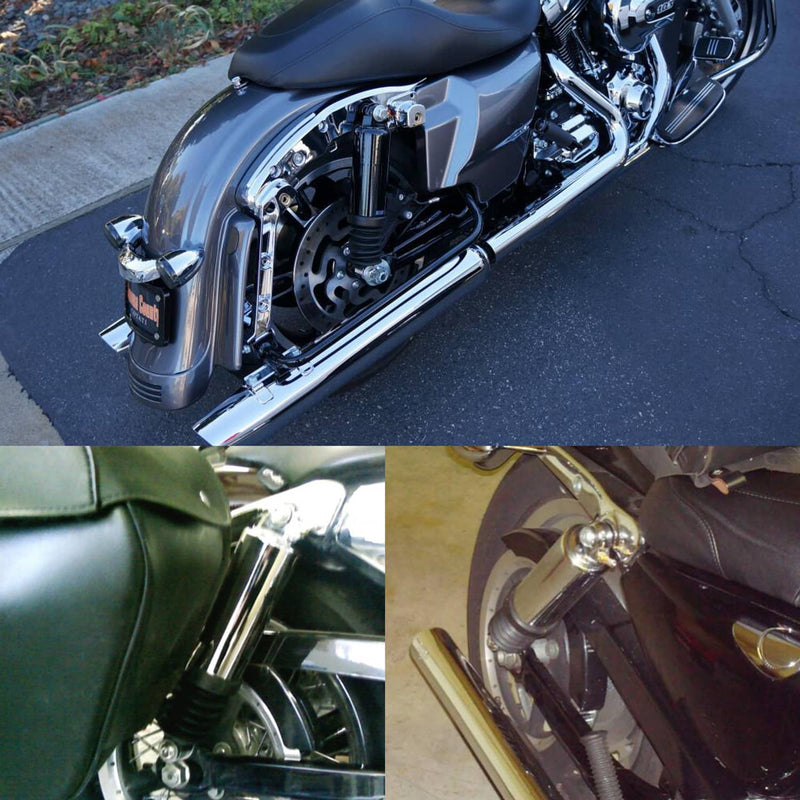 12" Lowered Rear Air Shocks for Harley Road Glide Road King Electra Glide 98-17