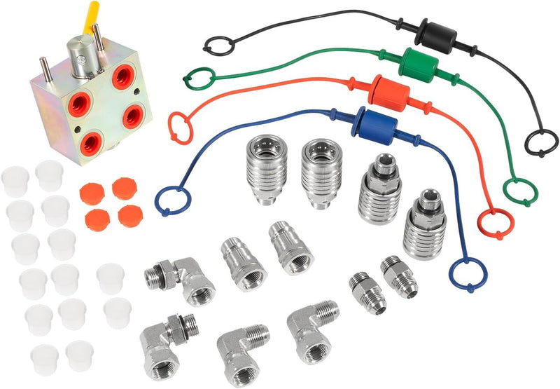 Manual Hydraulic Multiplier SCV Splitter Diverter Valve Couplers Ag Fitting