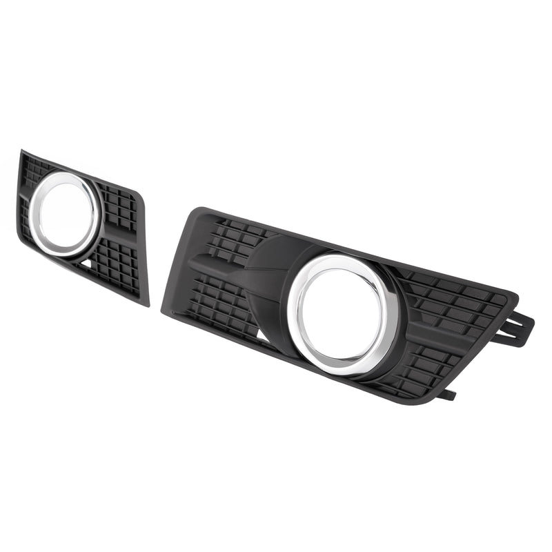 Left And Right Side Fog Light Cover Bezel Trim Chrome for Cadillac SRX 2010-2016