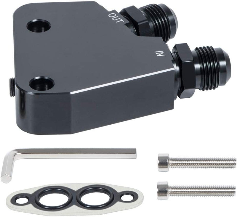 Engine Oil Cooler Adapter Kit for GM LS1 LS2 LS3 LS6 LS7 LS9 2005-2019 Corvette