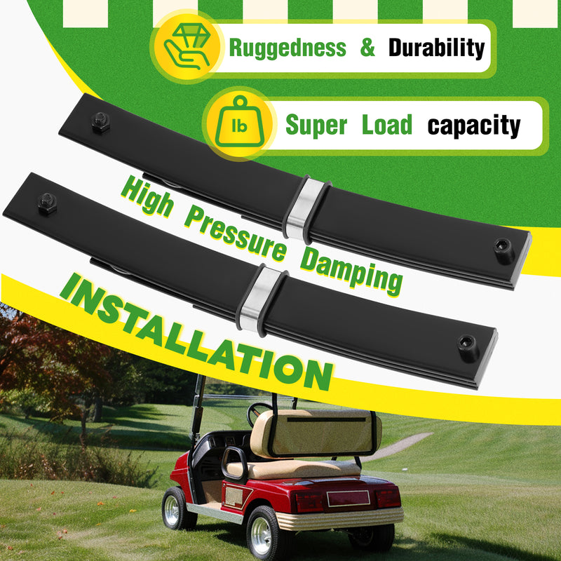 Front 3-Leaf Spring Set for EZGO Marathon 1989-1994 Golf Cart Heavy Duty