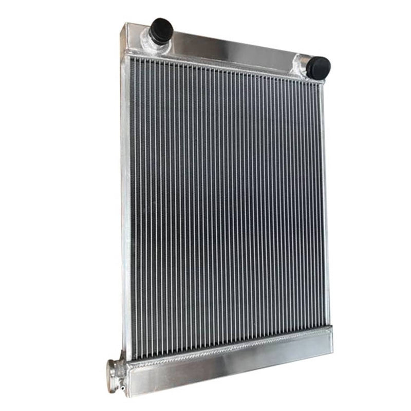 28x19x3 All Aluminum Racing Radiator 2-Row Double Pass for Chevy GM