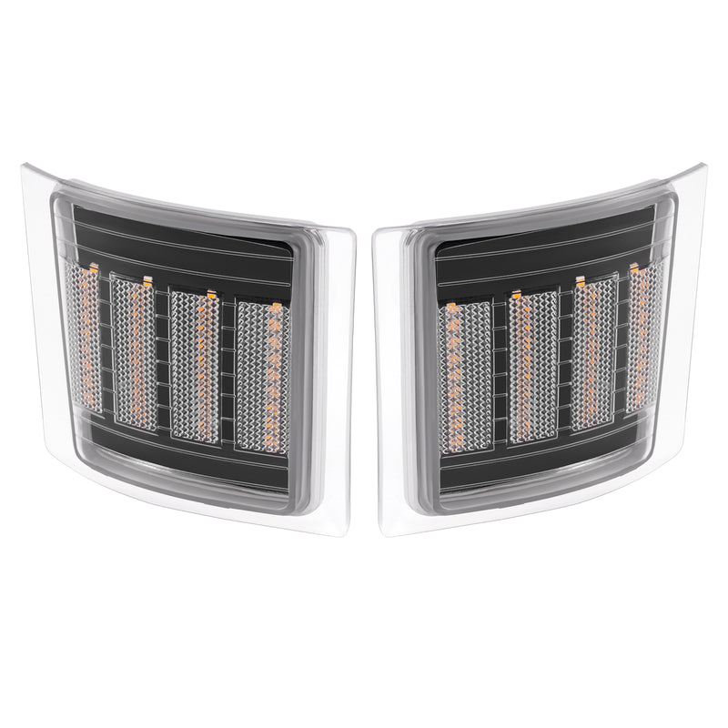 Full LED Clear Corner Side Marker Lights for Chevy C/K 1500 2500 1994-99 4PCS