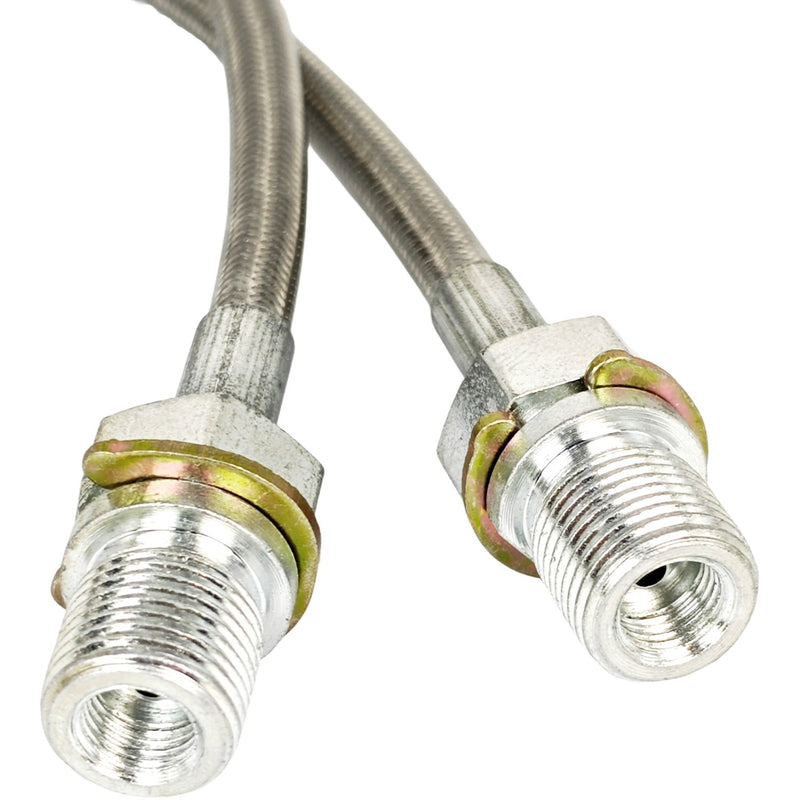 89340S Front Extended Stainless Steel Brake Lines for GMC Jimmy 1971-1991 2X