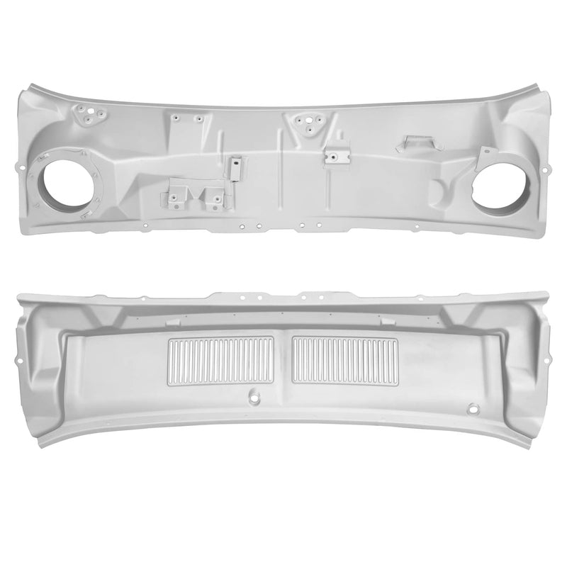 DURAFORCE Upper & Lower Windshield Cowl Panel Wiper Powder Coated for Ford Mustang 67-68