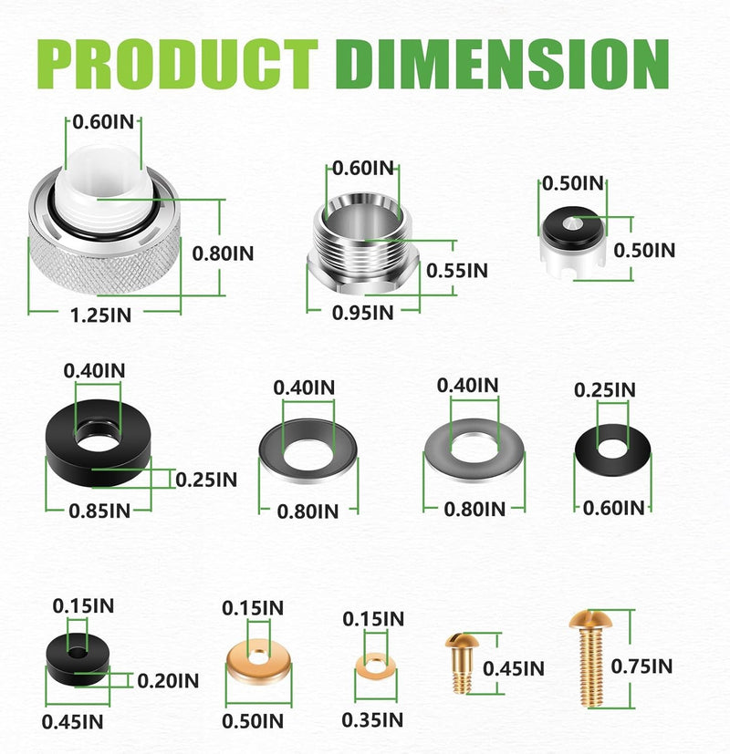 RK-Z1345 Wall Hydrant Repair Kit for Zurn Z1345 Series Faucet 66955-198-9