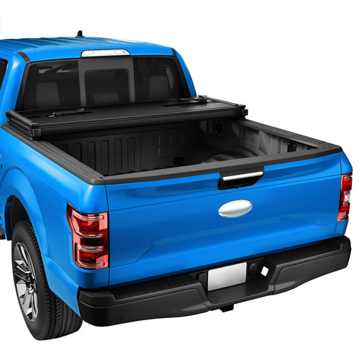 DURAFORCE Hard Tri-Fold Tonneau Cover for Dodge Ram 1500 2009-2018 2500 3500 6.5FT Bed