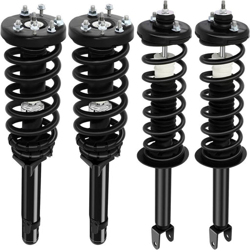 DURAFORCE 4 Pieces Complete Shocks Struts Front Rear for Honda Accord 2008-2012 2.4L 3.5L