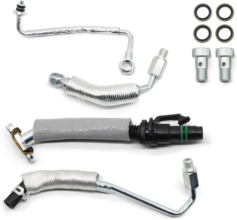 Turbo Charger Coolant Return Hose Line for Chevy Cruze Buick GM 1.4L 55567067