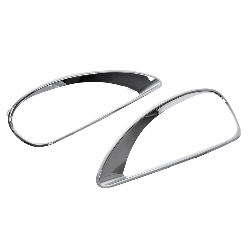 DURAFORCE Chrome Headlight Bezel Trim Left & Right for Freightliner Columbia 2001-2017