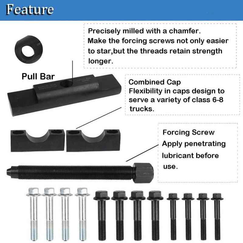 10803 Heavy Duty Yoke Puller Tool for Semi Trucks Class 6-8 Equipment