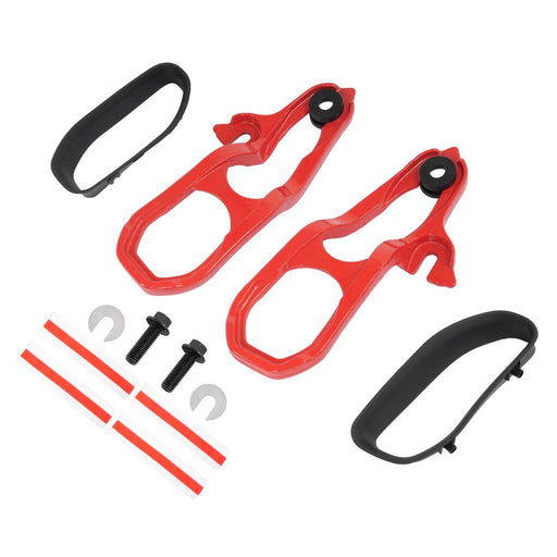 DURAFORCE Front Heavy Duty Tow Hook Kits With Frame for Ram 1500 DT 2019-2024 Red Steel