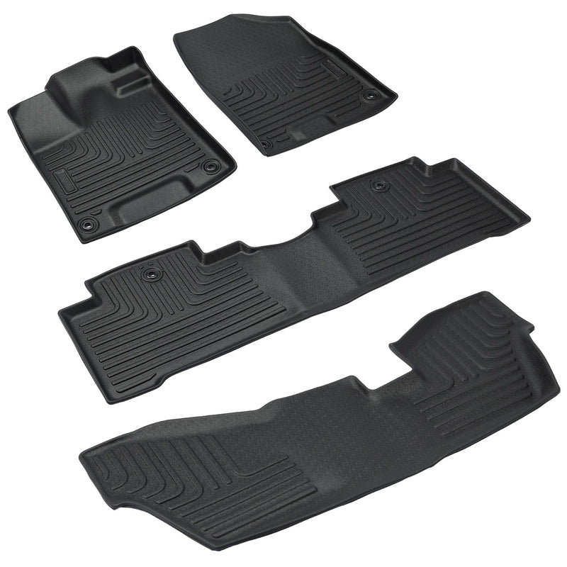 Floor Mats 3 Rows Liner Carpets for Acura MDX 2014-2020 TPE Rubber