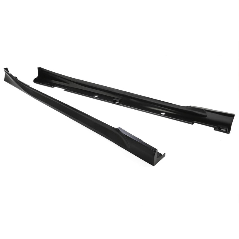 DURAFORCE Black Add-On Side Skirt Extensions for Honda Accord 2018-2022 JDM 4DR