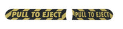 DURAFORCE Pull to Eject Decal Sticker Set for Jeep Wrangler JK JKU Sahara Rubicon SE