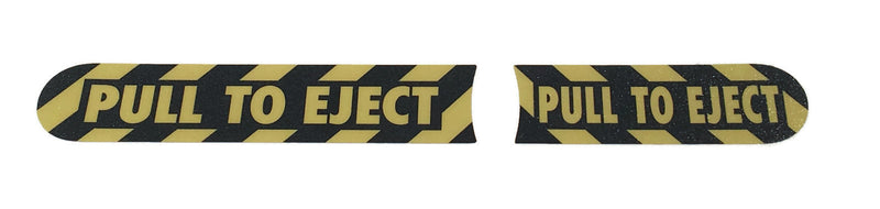 DURAFORCE Pull to Eject Decal Sticker Set for Jeep Wrangler JK JKU Sahara Rubicon SE