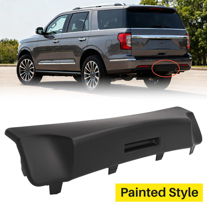 Painted Matte Black Trailer Hitch Receiver Panel Cover for Ford Expedition 18-21