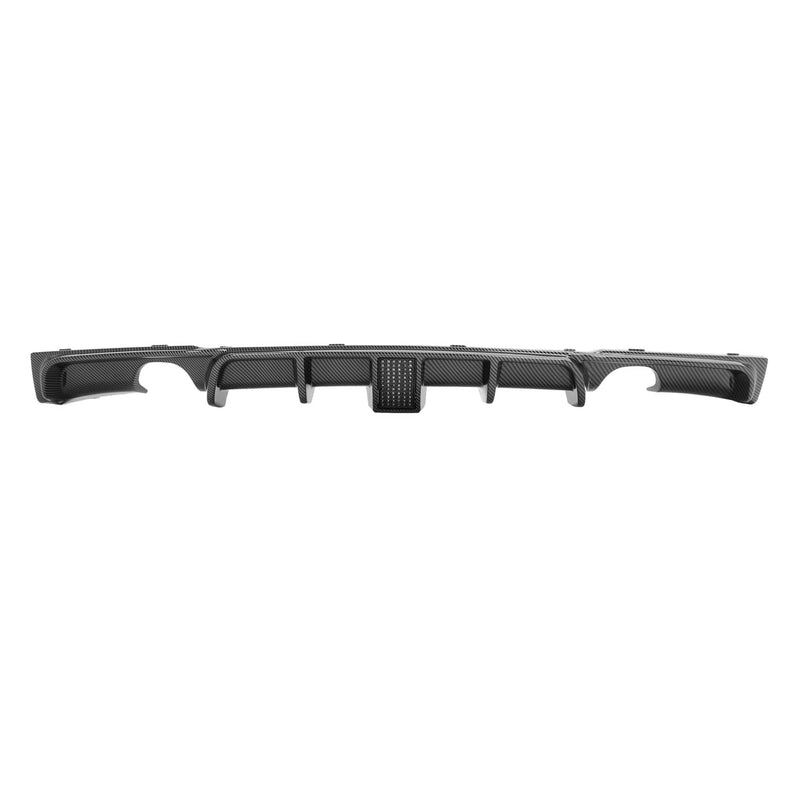 DURAFORCE Rear Bumper Lip Diffuser LED Light for BMW F30 F31 M Sport 2012-18 Carbon Style