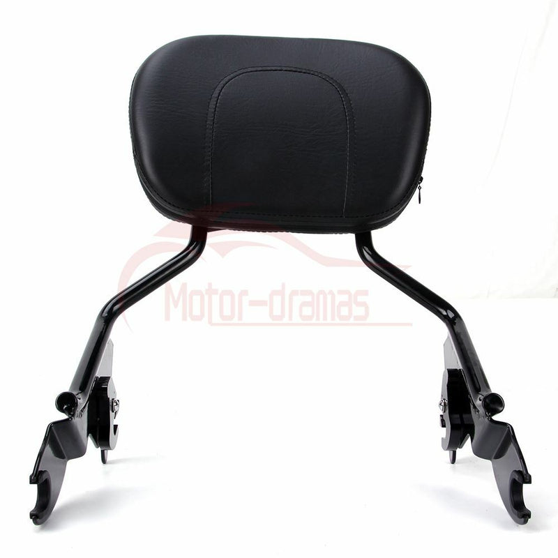 Backrest Sissy Bar Luggage Rack & Docking Kit for Harley Touring Glide 2009-2024